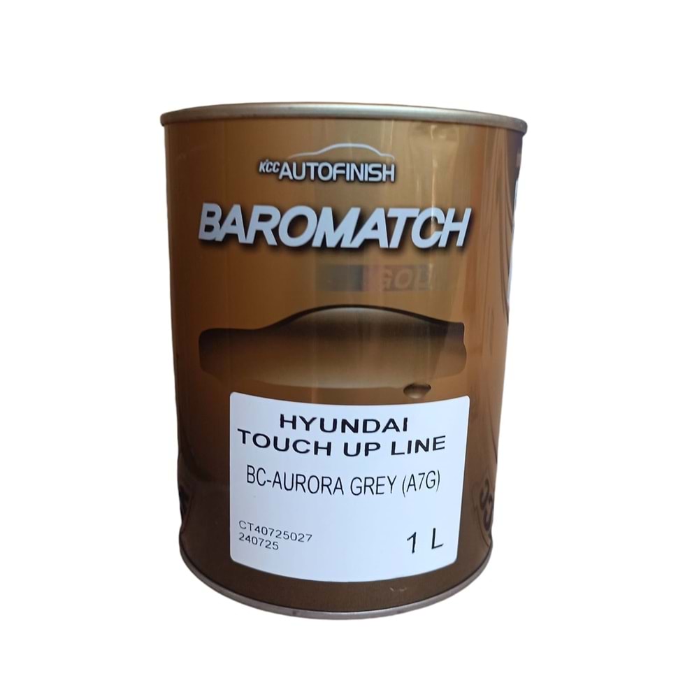 KCC Hyundai Touch Up Line BC-Aurora Grey (A7G)
